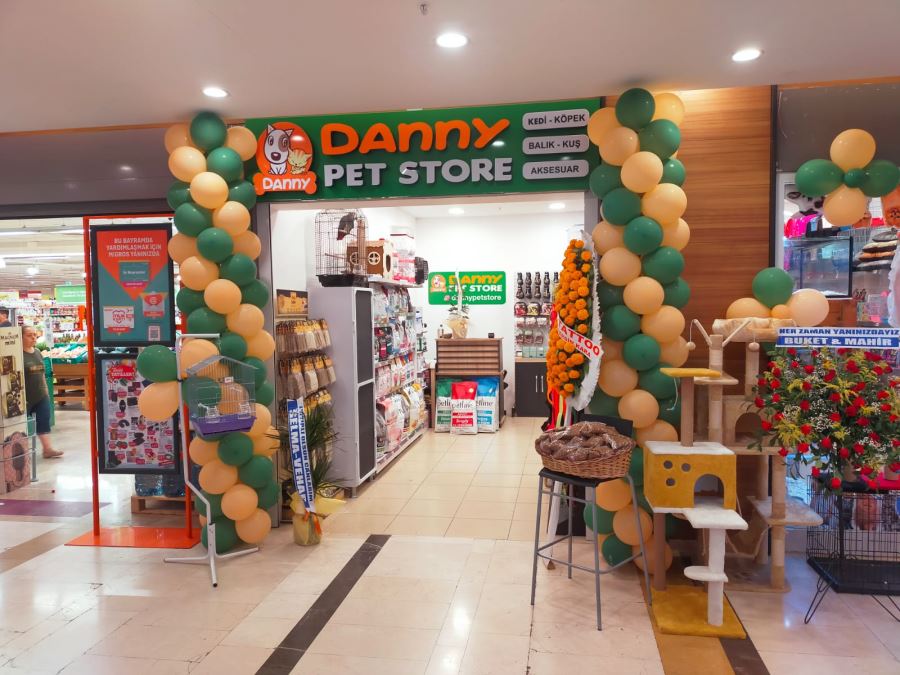 DANNY PET STORE   İKİNCİ ŞUBEYİ ÖZDEMİR AVM DE AÇILDI