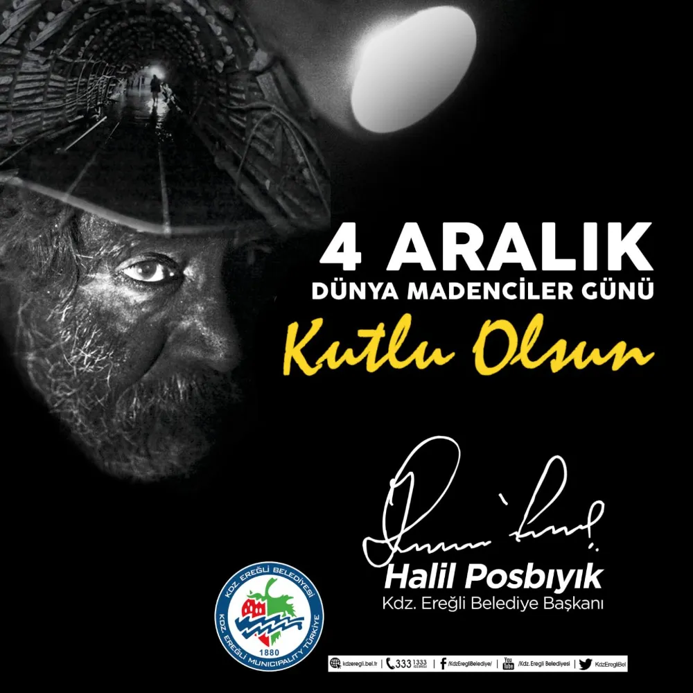 4 AralıkDünya Madenciler Günü