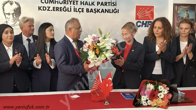 CHP Kdz. Ereğli’de devir teslim töreni yapıldı.