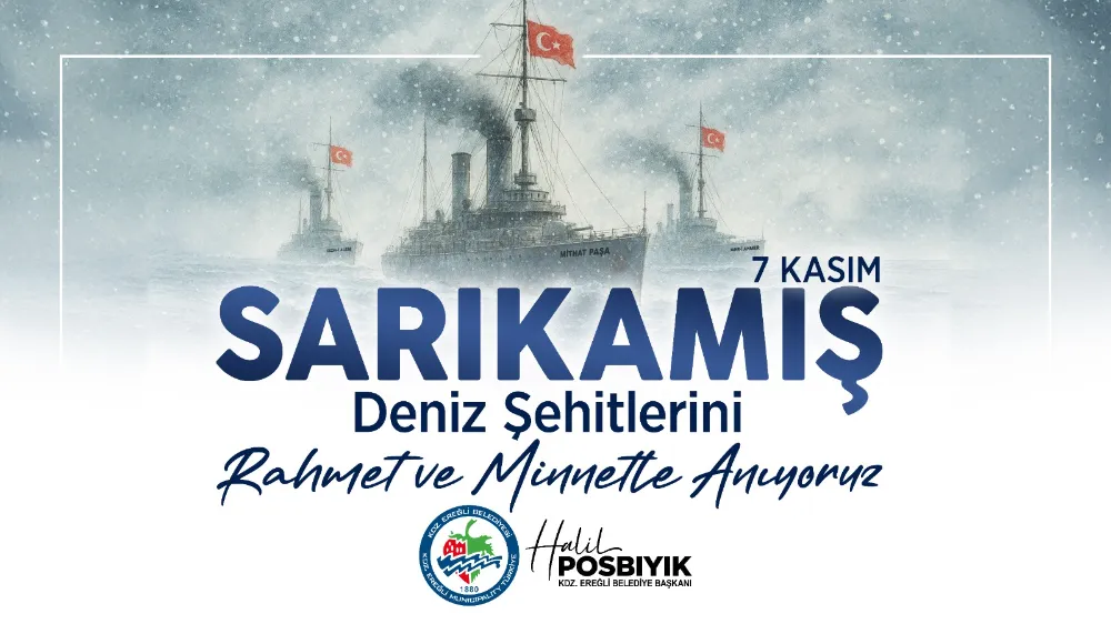 BAŞKAN POSBIYIK, SARIKAMIŞ DENİZ ŞEHİTLERİNİ RAHMET VE MİNNETLE ANDI
