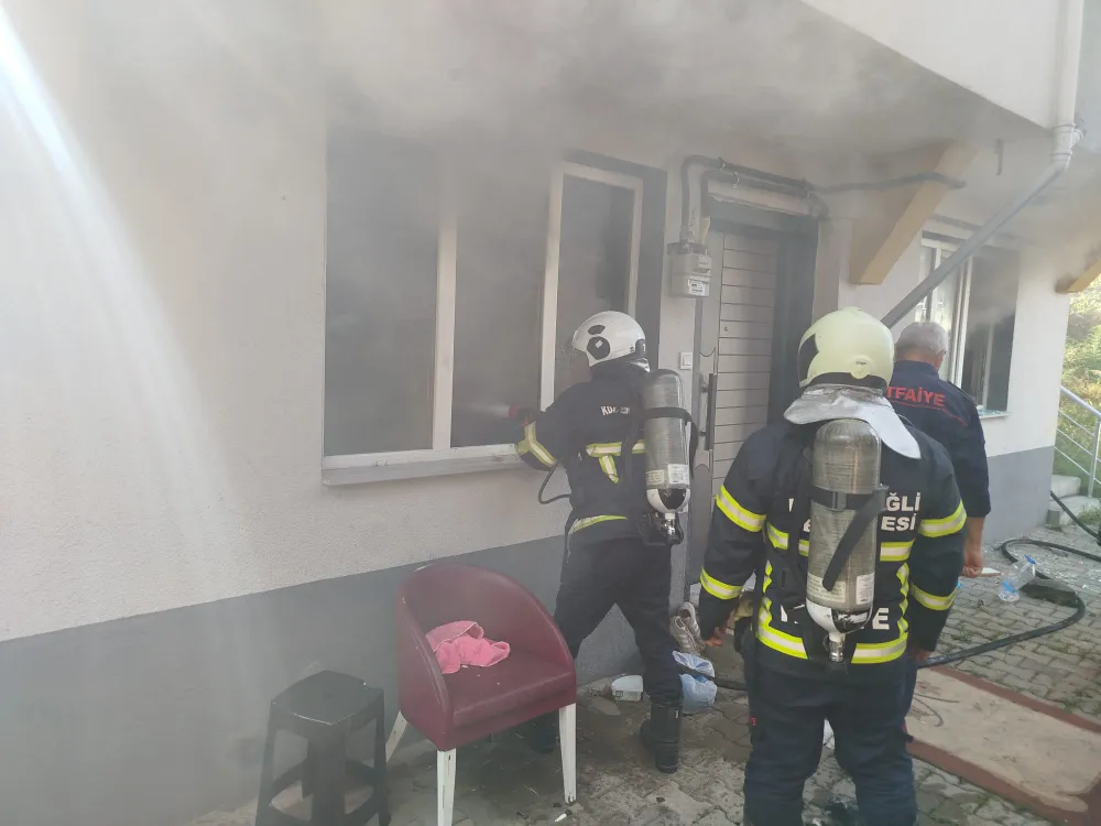 Kdz. Ereğli’de Ev Yangını: Yaşlı Çift Son Anda Kurtarıldı